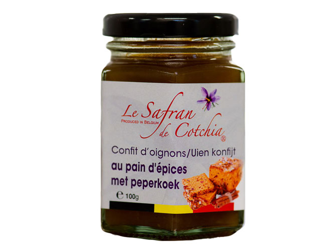 Confit d'oignon pain d'épices Le Safran de Cotchia