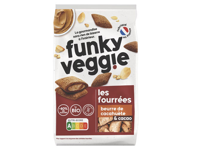 Céréales fourrées beurre de cacahuètes - cacao Funky Veggie