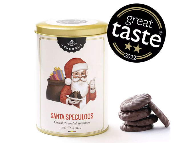 Boîte Cadeau Père Noël Spéculoos Chocolat Generous