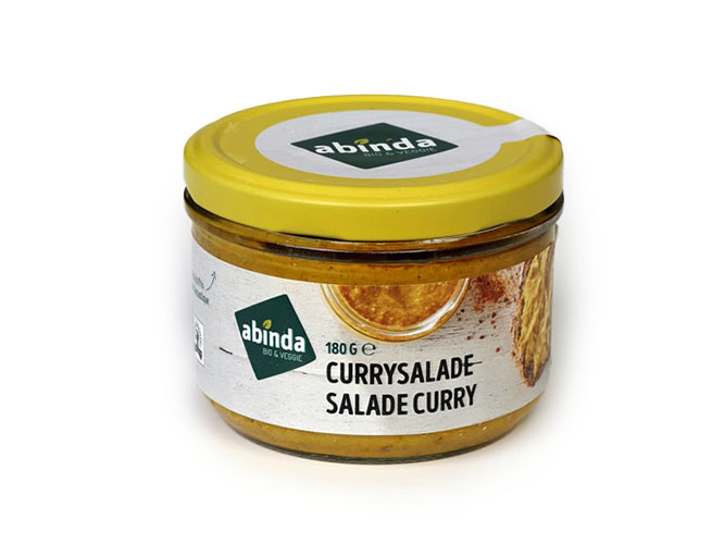 Salade au curry  Abinda