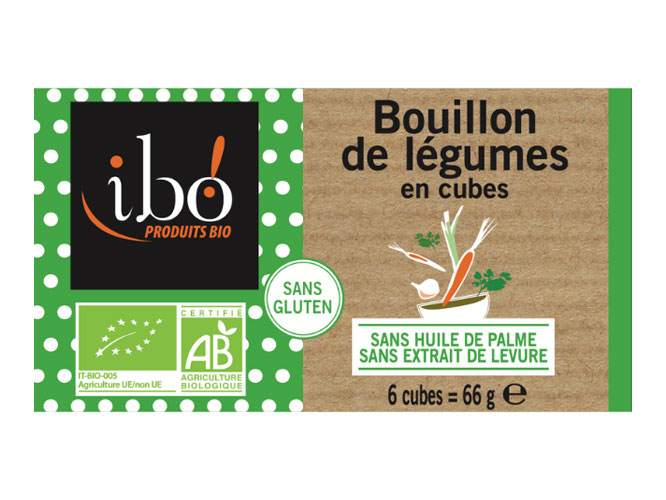 Bouillon de légumes cube Ibo!
