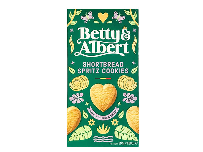 Shortbreads spritz cookies Betty & Albert