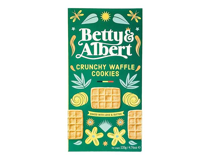 Crunchy waffle cookies Betty & Albert