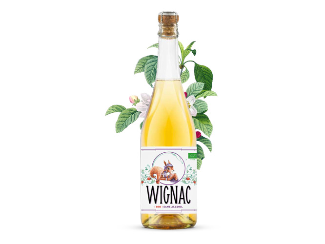 Cidre naturel sans alcool Wignac